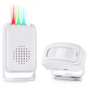 Wireless Doorbell Welcome Gate Entry Chimes Motion Sensor Detector Alert Alarm