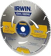 IRWIN Tools MARATHON Vinyl Siding Corded Circular Saw Blade, 7 1/4-inch, 120T (11830)
