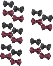 [Ipetboom] DIY Decorative Bow Patches for Shoes and Clothing Elegant Shoe Embellishments with Reliable Material for Pumps Flats and Costumes