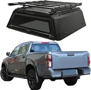 ATATNK Hardtop Folding Aluminum Alloy Truck Bed Canopy Truck Tonneau Cover Seal Seal Bed Protection Compatible for Pickup Trucks Isuzu D-MAX Nisaan Navara