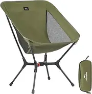 Naturehike YL01 Camping Chair, Exclusive Quick Open Technology Backpacking Chair, Portable Lightweight Folding Chair (Green)