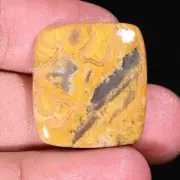Tempting Top Quality 100% Natural Crazy Lace Radiant Shape Color Yellow cabochon