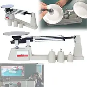 Specialty Mechanical Balance, Weighing Range: 0.1g-2610g, Stable Performance, Not Easy to Rust, with Stainless Steel Plate, for Weighing Ingredients, Teaching Experiment,A