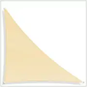 COLOURTREE Sun Shade Sail Screen Canopy 16"L x 23"W HDPE Triangle in Beige