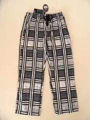 BNWT Peter Alexander size L Mens Classic PJ Pajama Pant Check Drawstring Pocket