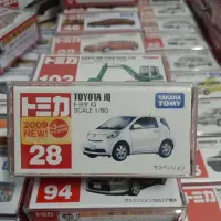 在飛比找蝦皮購物優惠-TOMICA  NO.28絕版TOYOTA IQ 新車貼