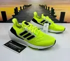 Adidas UltraBoost 22 Running Shoes Yellow Volt Black GX6639 Men’s Sizes NEW