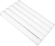 FOYTOKI 5pcs Document Shipping Tube Durable Pe Storage Tube Caps for Safe Transportation and Storage of Posters Art and Documents