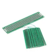 20PCS 20x80mm Prototype PCB Double Side Bread board Tinned Universal 2x8cm FR4