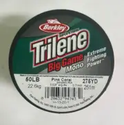 Berkley Trilene Big Game Mono 50lb 275yds Pink Coral Fishing Line