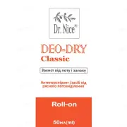 Deodorant-antiperspirant ball Dr.Nice Classic from profuse sweating, 50 ml