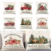 Home Decoration Christmas Pillow Cover Square Cushion Cover Pillow Case