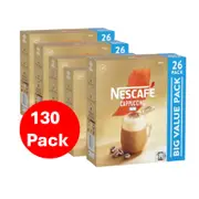 Nescafe Cappuccino Skim Coffee Sachets 130 Pack