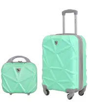 Amka Gem 2pc Carry-On & Vanity Case Set