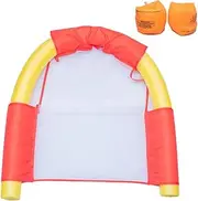 Pool Noodle Chair Floats for Adults, Pool Noodle Floating Mesh Chair, Pool Float Noodle Chair, Pool Noodle Sling Floatie, Swimming Pool Floatie Floating Chair for Summer Pool