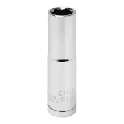 Powerbuilt 3/8 Inch Drive x 7/16 Inch 6 Point Deep Socket - 641201