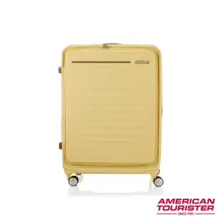 【AMERICAN TOURISTER 美國旅行者】29吋 Frontec 前開式可擴充抗菌PC防盜拉鍊避震輪行李箱(多色可選)