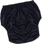 Incontinence Adult Cloth Diaper, Soft, Diaper Pants, Undewears for Senior People Disabled Elderly Woman and Man Old People, Black XS