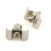 (C04) Set of Bat Wing Style Stamped String Tree Fits Most Electric Gutiar Chrome