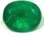 [Kirti Sales] Gems 5.00 Ratti Oval Cut Shape Natural Emerald/Panna Gemstone by Lab Certified, Natural Emerald Loose Gemstone, Emerald