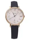 Fossil Watch Jacqueline ES3843 Rose Gold Stainless Steel Analog Leather Strap