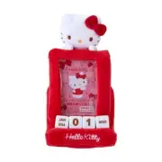 Sanrio Mini Plush Perpetual Calendar Hello Kitty Desktop 454532 Red 9.5x 9x18 cm