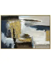 Harp & Finial Dallon Framed Canvas Art with 1.5in Frame