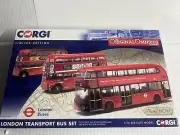Corgi Original Omnibus OM49904 3-bus set London Transport Trolleybus Routemaster