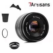 7artisans 50MM F1.8 MANUAL Fixed LENS Fujifilm X Mount Black x-pro2 x-T20 x-H1