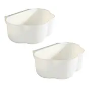 Changing Table Organizer 2 Pieces Kitchen Cupboard Door Hanging Waste Bins, Changing Table Organizer For Hanging, Drip Tray For Kitchen Waste TAO