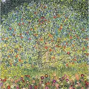 [ARTICULOZY] Apple Tree by Klimt - 30x40 Inch Rolled Poster Wall Decor Art Print