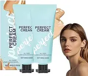 Perfect Cream All-Over Complexion Perfector, Concealer Hydrating Full Concealer, Long-Lasting Cc Cream Foundation, Waterproof & Transfer-Resistant Skin Tint (2pcs)
