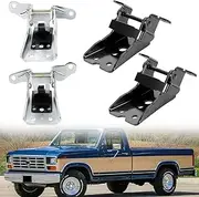 4pc Door Hinge Kit fits for Ford Bronco/F150 F250 F350/Thunderbird 1978-1997.for Granada/Mercury Cougar/Marquis/Zephyr- & More Include 4Pcs Door Hinge Set Upper Lower Left Right