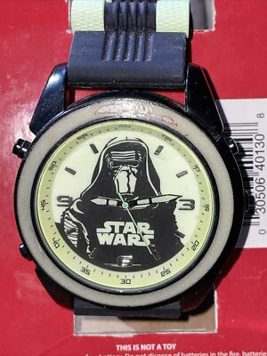 Star Wars Darth Vader GITD Working Watch , Unused , Great Condition!
