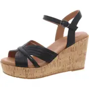 Gentle Souls by Kenneth Cole Womens Nomi Wedge Slingback Sandals Shoes BHFO 7085