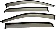 for Ranger XLT Window Deflector Sun Rain Guards Door Visor Weather Shield 2012-2017 2018 2019 2020 2021 (Color : Front 1 Pair A)