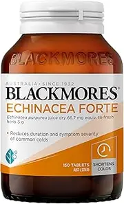 Blackmores Echinacea Forte | Supports Immune System Health | Reduces Symptoms of Common Cold | 150 Tablets