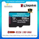 MICROSD 64GB 128GB 256GB 存儲卡金士頓 CANVAS GO PLUS A2 CLASS10(閱讀