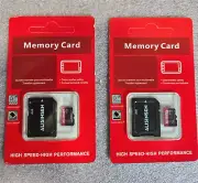 2 PACK 512GB For Micro SD Card Memory Card TF Card w Free Adapter High Speed
