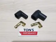 Ignition Spark Plug Wire Coil Wire Socket style Boot Terminal Set Right Angle 90