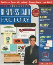 Business Card Factory Deluxe - Big Box Version 2.0 - PC DVD/CD Rom