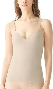 [Gunze] KB9057K KIREILABO Women's Bra Top, for Spring and Summer, Inner Molded Cup, Camisole