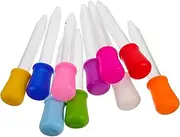 CHICAMPERA 10pcs Set Drawing Tools Pipette Droppers for Sensory Tools Dropper Liquid Droppers Silicone Sensory Table Dropper Silica Gel