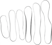 Yardenfun 6pcs Turntable Belt Replacement for Phonograph High Strength and Wear Resistant Smooth Surface for Improved Listening Experience Compatible with Various Record Players
