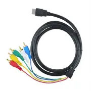 6FT HDMI Male to 5RCA 5-RCA Audio Video AV Component Cable Gold Plated 1080P DVD