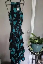 City Chic Xs Maxi Plus Size 14/16 Joelle Print