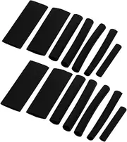 LIFKOME 145pcs Heat Shrink Tubing Wire Heat Shrink Wraps Electrical Shrink Wraps Heat Shrink Kit Heat Shrink Insulation Industrial Wire Insulation Wire Shrink Tubing or Black
