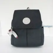 NWT Kipling KI1062 Rowan Drawstring Travel Backpack Polyester Blue Modern $119