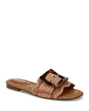 Sam Edelman Women's Bambi Buckled Woven Slide Sandals