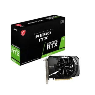 【MSI 微星】MSI RTX 3050 AERO ITX 8G OC 顯示卡+松聖 4060 RGB 機殼(顯示卡超值組合包)